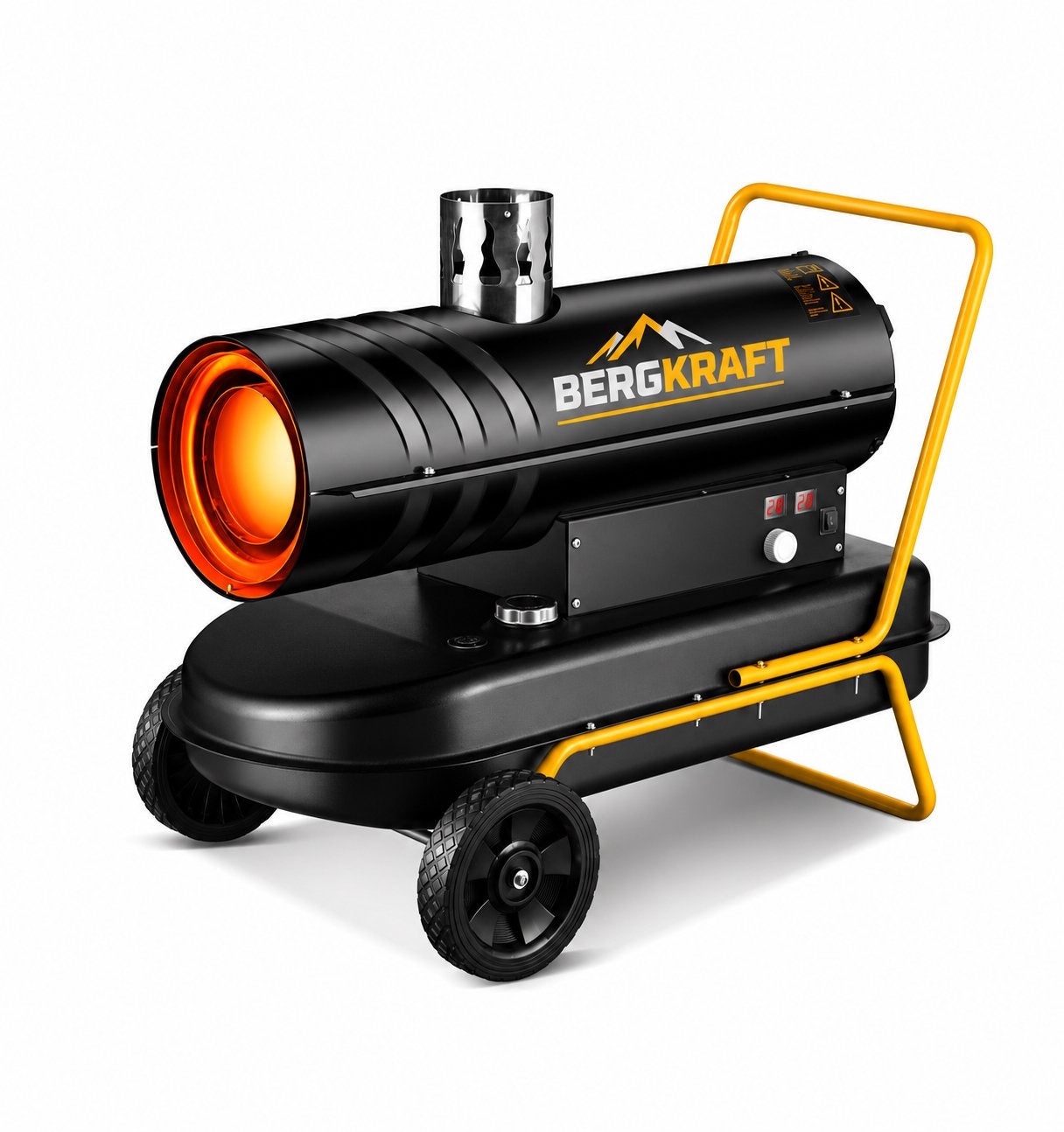 Diesel heater met schoorsteen nieuw!, Bergkraft, Kachel, Zo goed als nieuw, Bergkraft