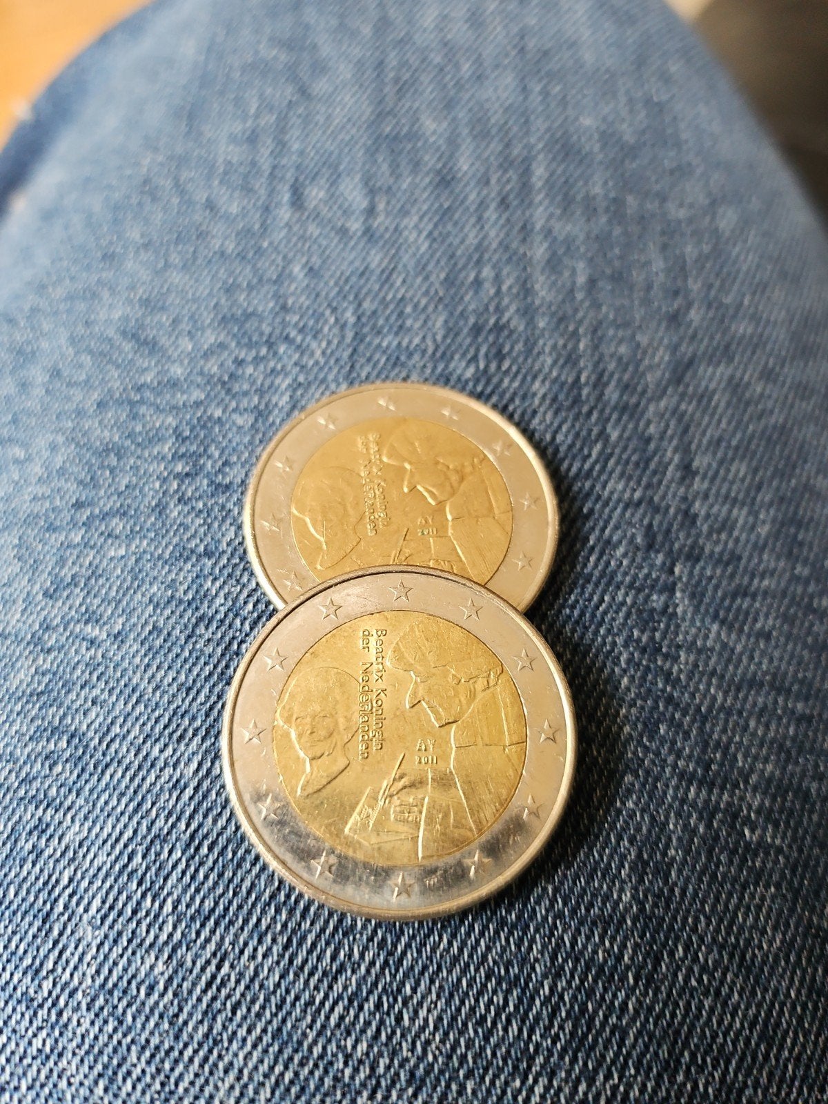 2x 2 Euro Herdenkingsmunt 2011 Erasmus, Postzegels en Munten, Munten | Europa | Euromunten, Ophalen of Verzenden, 2 euro, Losse munt