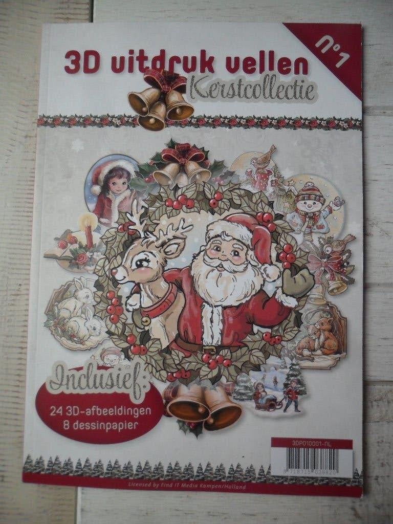 3D Uitdruk vellen Kerstcollectie, Verzenden, Nieuw, Overige thema's, Overige typen