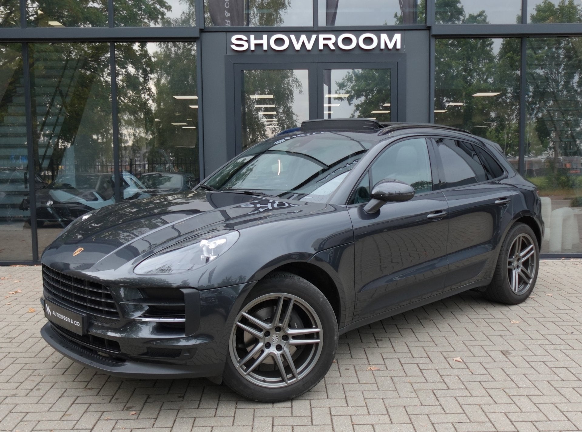 Porsche Macan Porsche Macan 2.0 PANO SPORT CHRONO VOL, Auto's, Dealer onderhouden, Gebruikt, Zwart, 4 cilinders