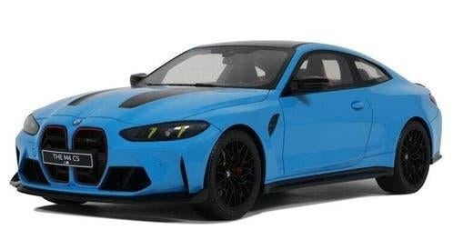 BMW M4 CS '24, blauw (Riviera blue) - 1:18 - GT Spirit, Overige merken, Rue de L' Ecusson 2, 56120 Josselin France, Nieuw, Ophalen of Verzenden