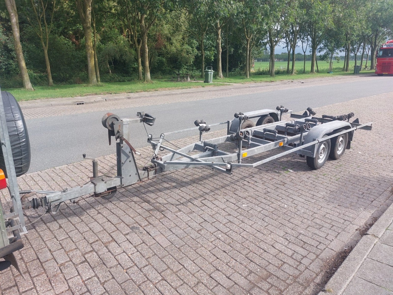 Boottrailer PEGA MP2000/600 2000kg kanteltrailer, Ophalen