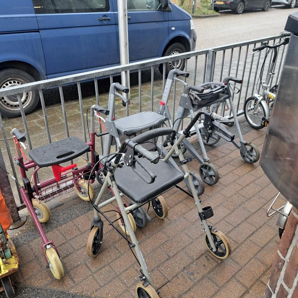 Rollators diverse, Diversen, Ophalen, Opvouwbaar, Gebruikt