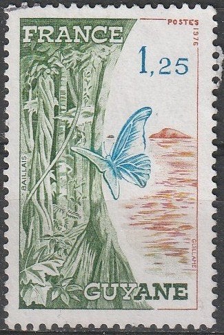 3048. Frankrijk 1996 gest. Landschap Guyana, Ophalen of Verzenden, Gestempeld
