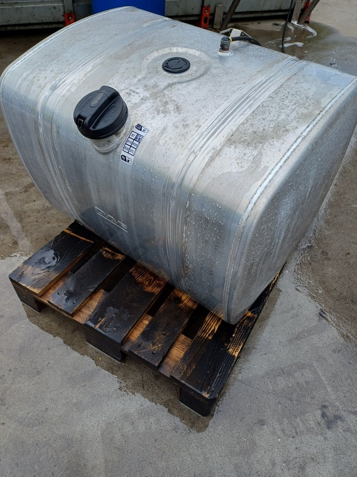 Daf Brandstoftank, Ophalen