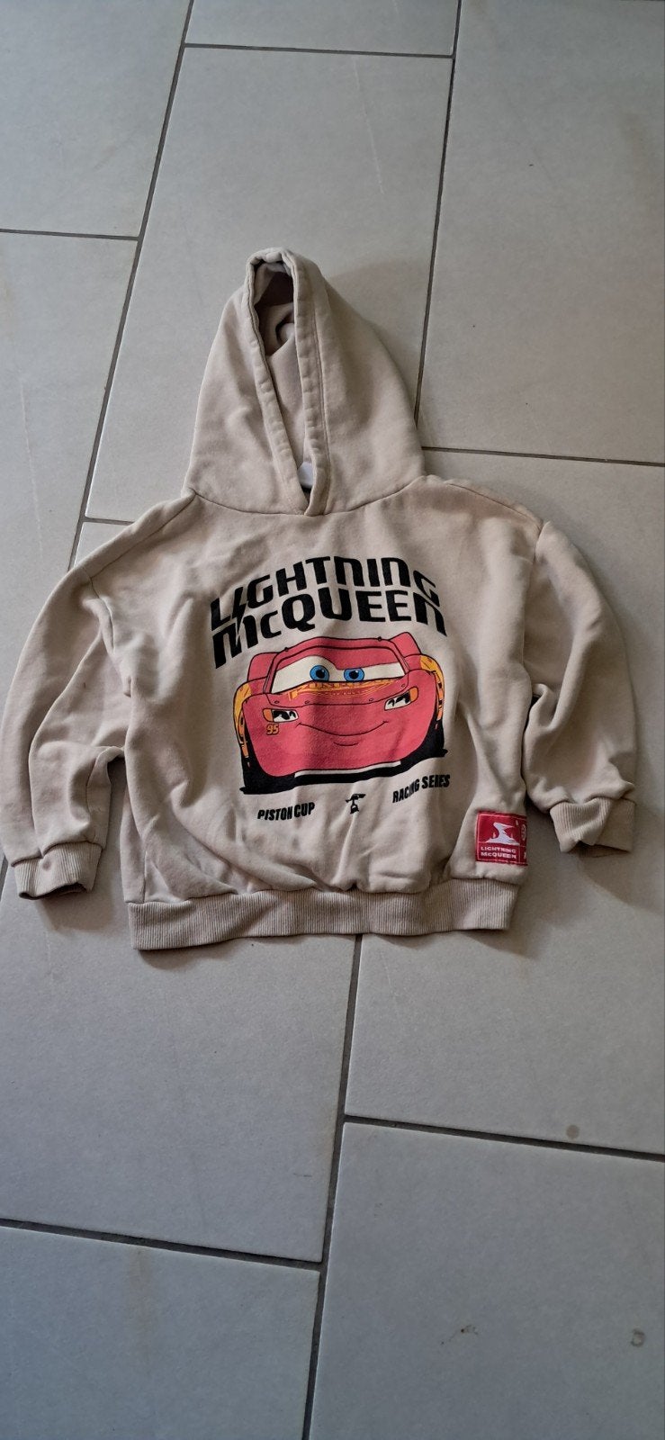 Zara Disney Pixar Cars Lightning McQueen Hoodie Maat 116, Ophalen, Gebruikt, Trui of Vest, Zara