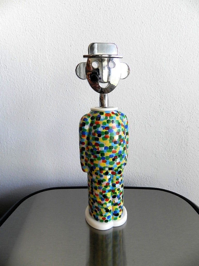 ALESSI "PROUST" KURKENTREKKER van ALESSANDRO MENDINI., Antiek en Kunst, Kunst | Designobjecten, Ophalen of Verzenden, Beeld, Meerkleurig