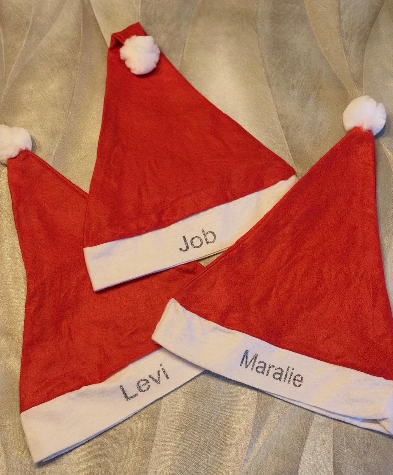 Gepersonaliseerde kerstmutsen, Ophalen of Verzenden, Nieuw
