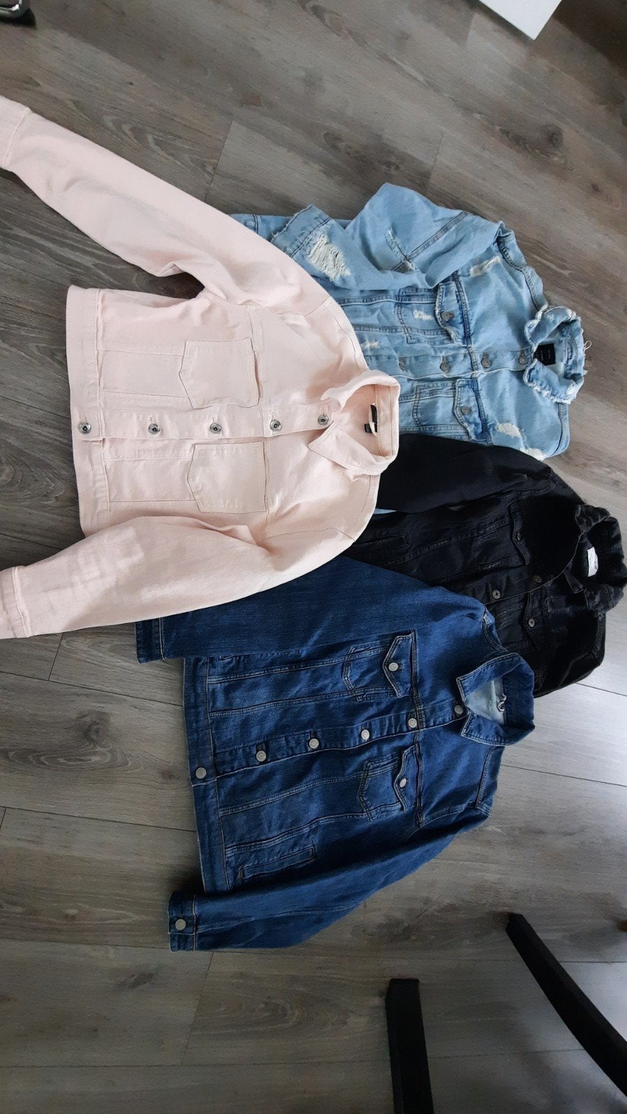 Leuke denim jasje nog als nieuw 5 euro per stuk, Ophalen, Zo goed als nieuw, Blauw