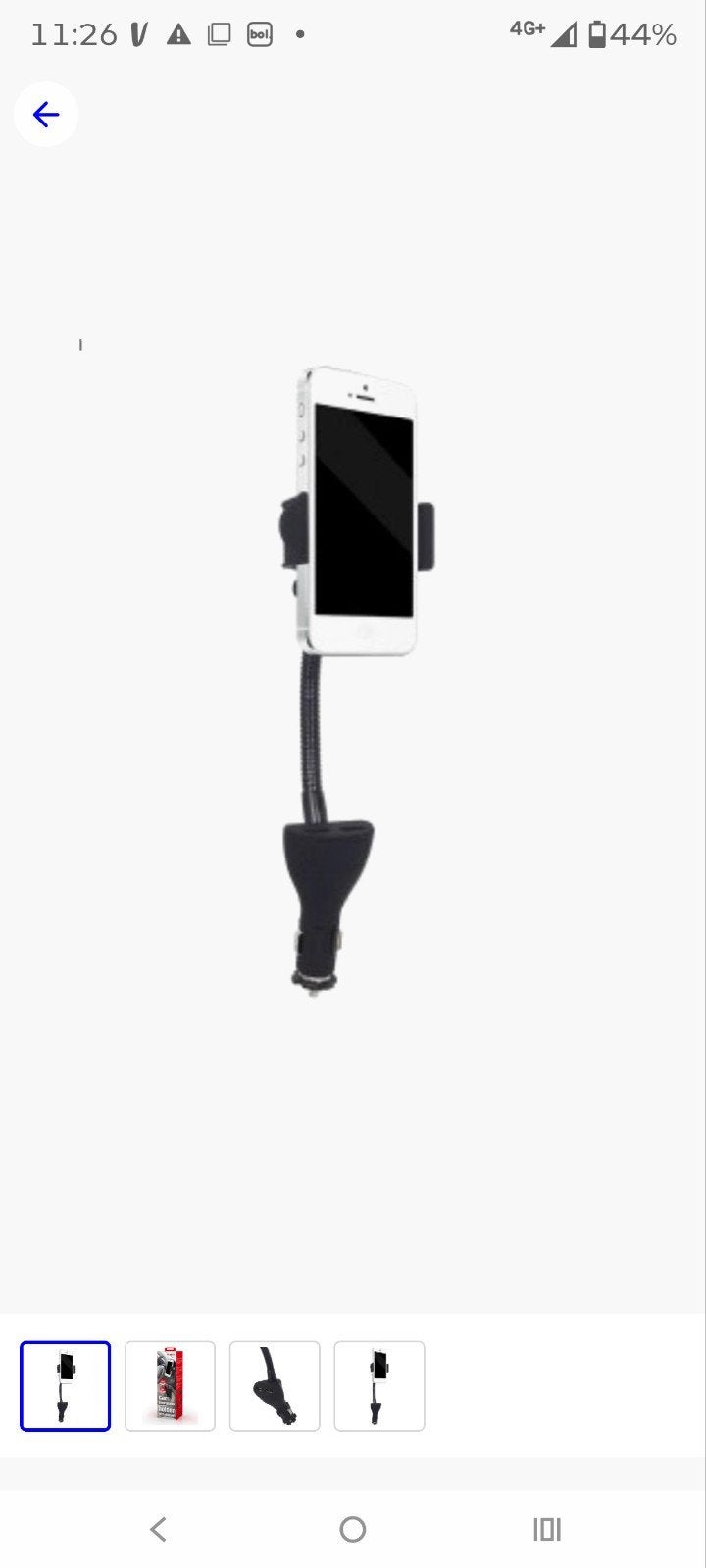 Universele Autohouder met USB-oplader, Ophalen of Verzenden, Nieuw