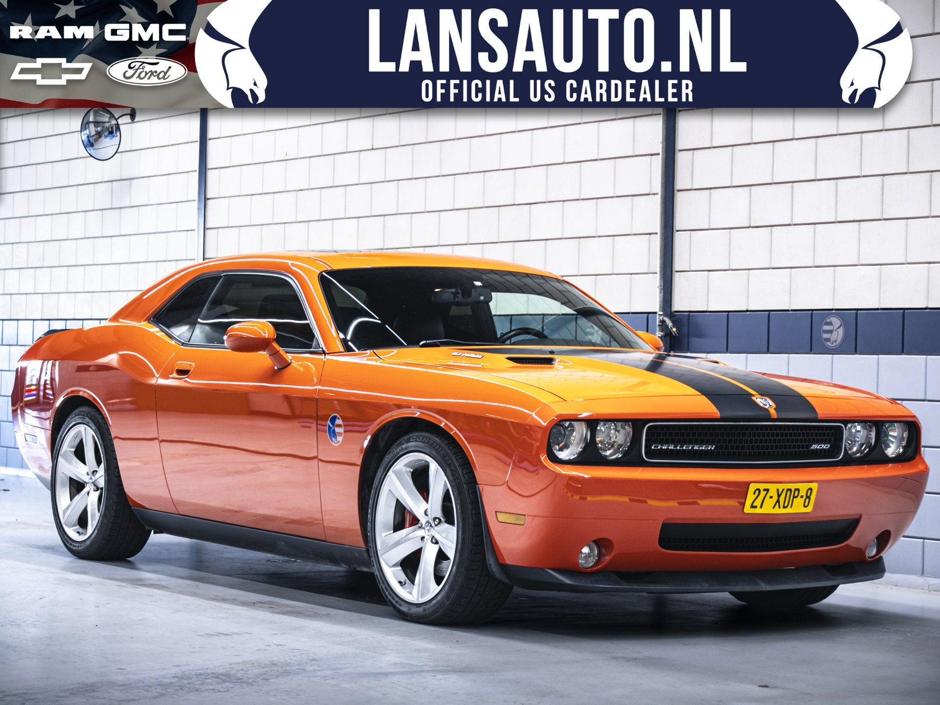 Dodge Challenger | SRT-8 First edition | 6.1L V8 (bj 2008), Auto's, Automaat, Gebruikt, Overige kleuren, 120 €/maand