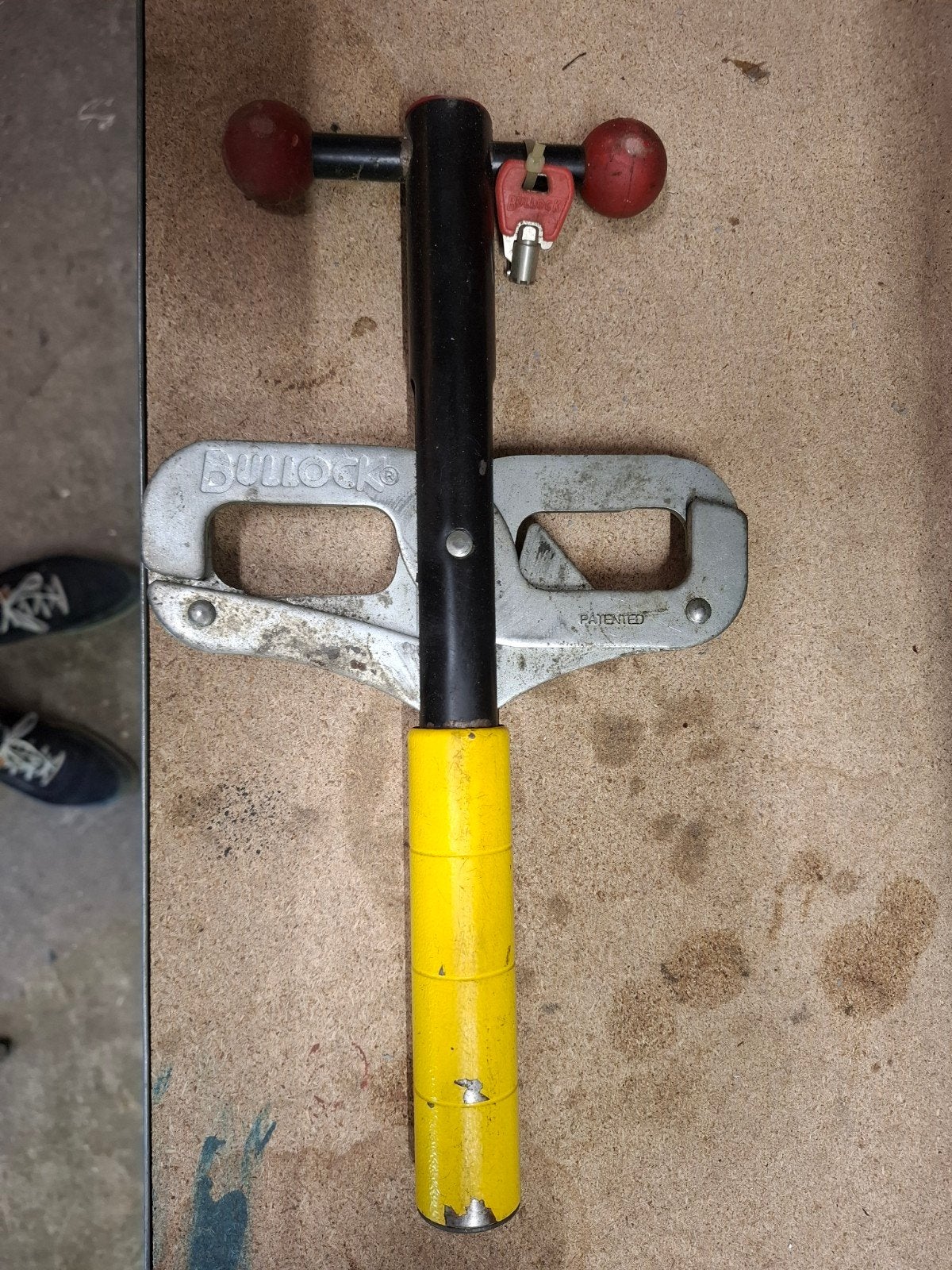 Bullock pedaalslot - Anti-diefstal auto beveiliging, Ophalen of Verzenden, Gebruikt