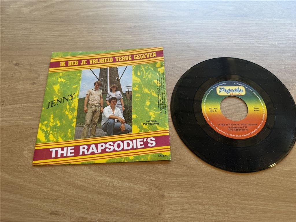 The rapsodies - ik heb je vrijheid terug gegeven