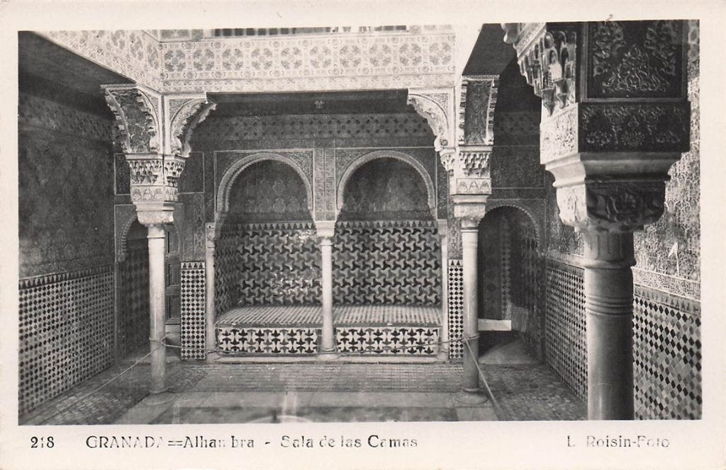 703-232-013 Granada Alhambra Sala De Las Comas, Verzenden, Voor 1920, Spanje