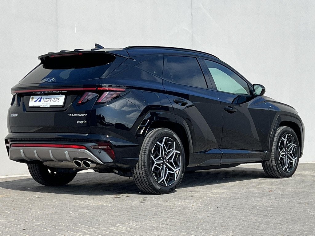 Hyundai Tucson 1.6 T-GDI PHEV N Line 4WD / Dealer onderhoude, Auto's, Hyundai, Automaat, 1350 kg, 14 kWh, Gebruikt