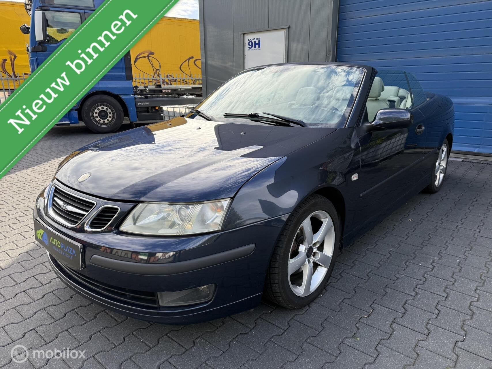 Saab 9-3 Cabrio 1.8t Linear, Auto's, Gebruikt, 4 cilinders, 4 stoelen, 10 km/l