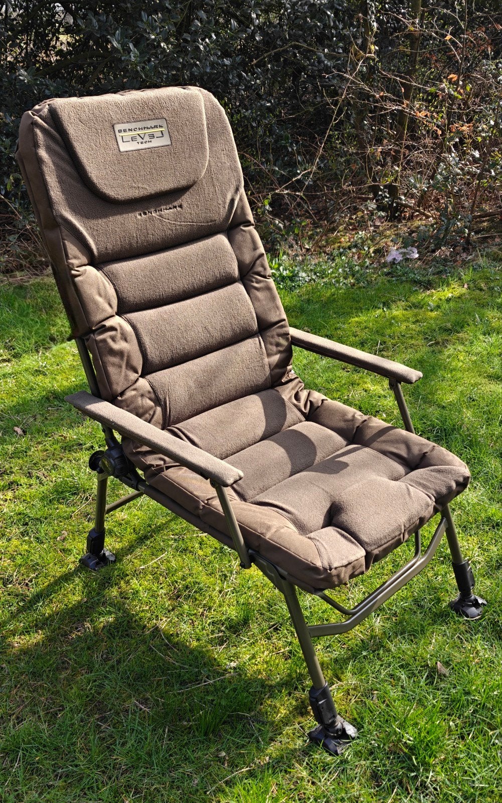 Benchmark LevelTech Hi-Back Recliner Chair,Zo goed als nieuw, Watersport en Boten, Ophalen of Verzenden, Zo goed als nieuw, Overige typen