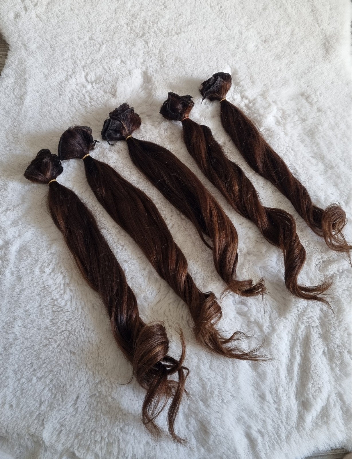 Real Hair Online Haarverlenging, Verzenden, Zo goed als nieuw, Pruik of Haarverlenging