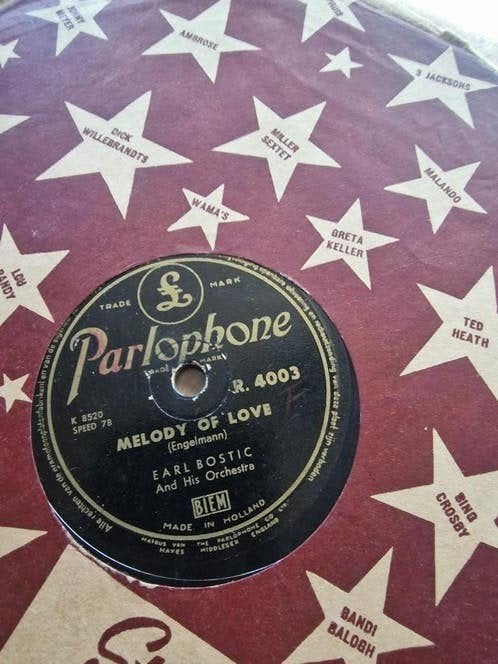 Earl Bostic - Melody of Love (Parlophone R. 4003), Ophalen of Verzenden, Gebruikt, 10 inch, Overige typen