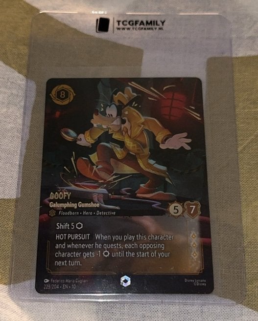 Disney Lorcana Enchanted Kaarten - Goofy & tamatoa, Ophalen of Verzenden, Nieuw, Meerdere kaarten, Foil