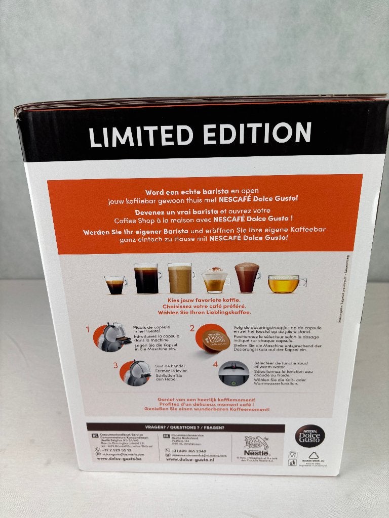 Krups Dolce Gusto Mini Me + 96 Capsules Limited Edition, De Schutterij 27 3905 PK Veenendaal Nederland, Koffiepads en cups, Groupe SEB Nederland B.V.