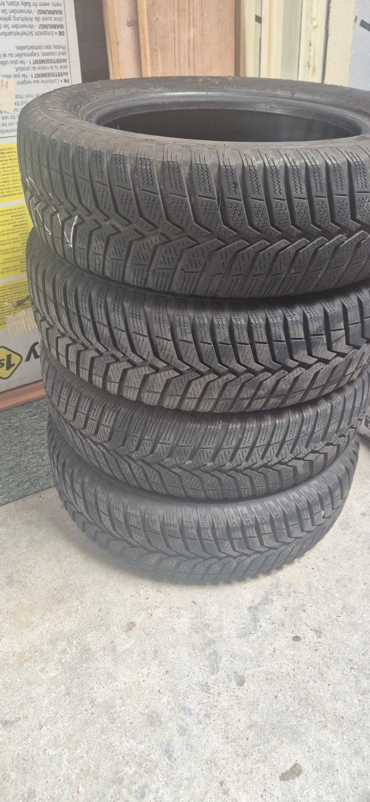 4 Winterbanden 165/65 R14 Snowtrac 3 - 6mm profiel, Ophalen, Gebruikt