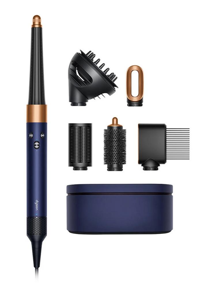 Dyson Airwrap I.D. Prussian Blue Rich Copper Curly+Coily, Ophalen of Verzenden, Zo goed als nieuw, Haarverzorging