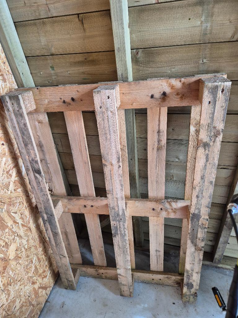Houten palette gratis af te halen, Tuin en Terras, Haardhout, Minder dan 3 m³, Ophalen