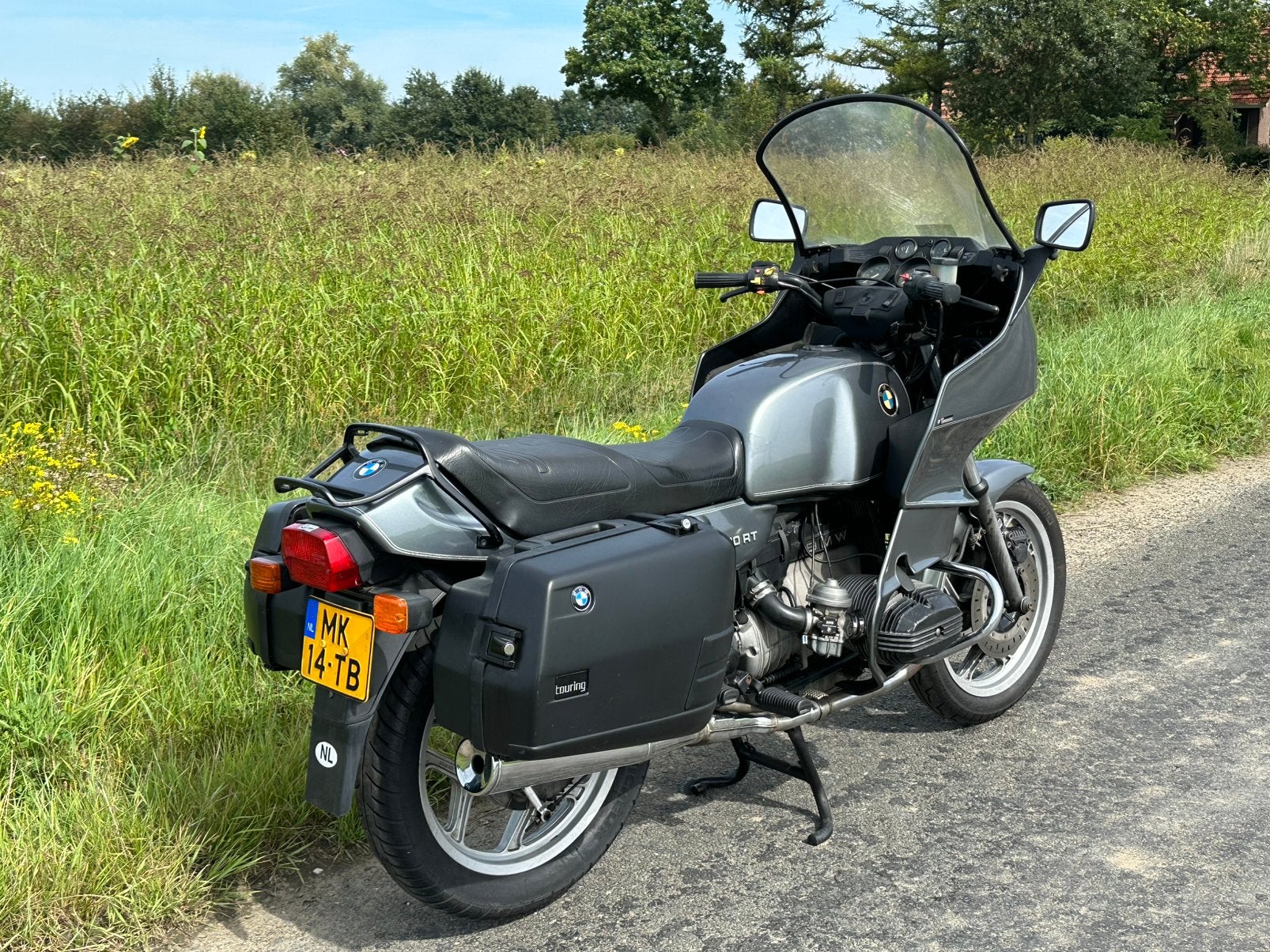 BMW R80RT Toermotor uit 1991Klassieke Tourer, Cardan-aandrijving, 2 cilinders, Handgeschakeld, 12 t/m 35 kW
