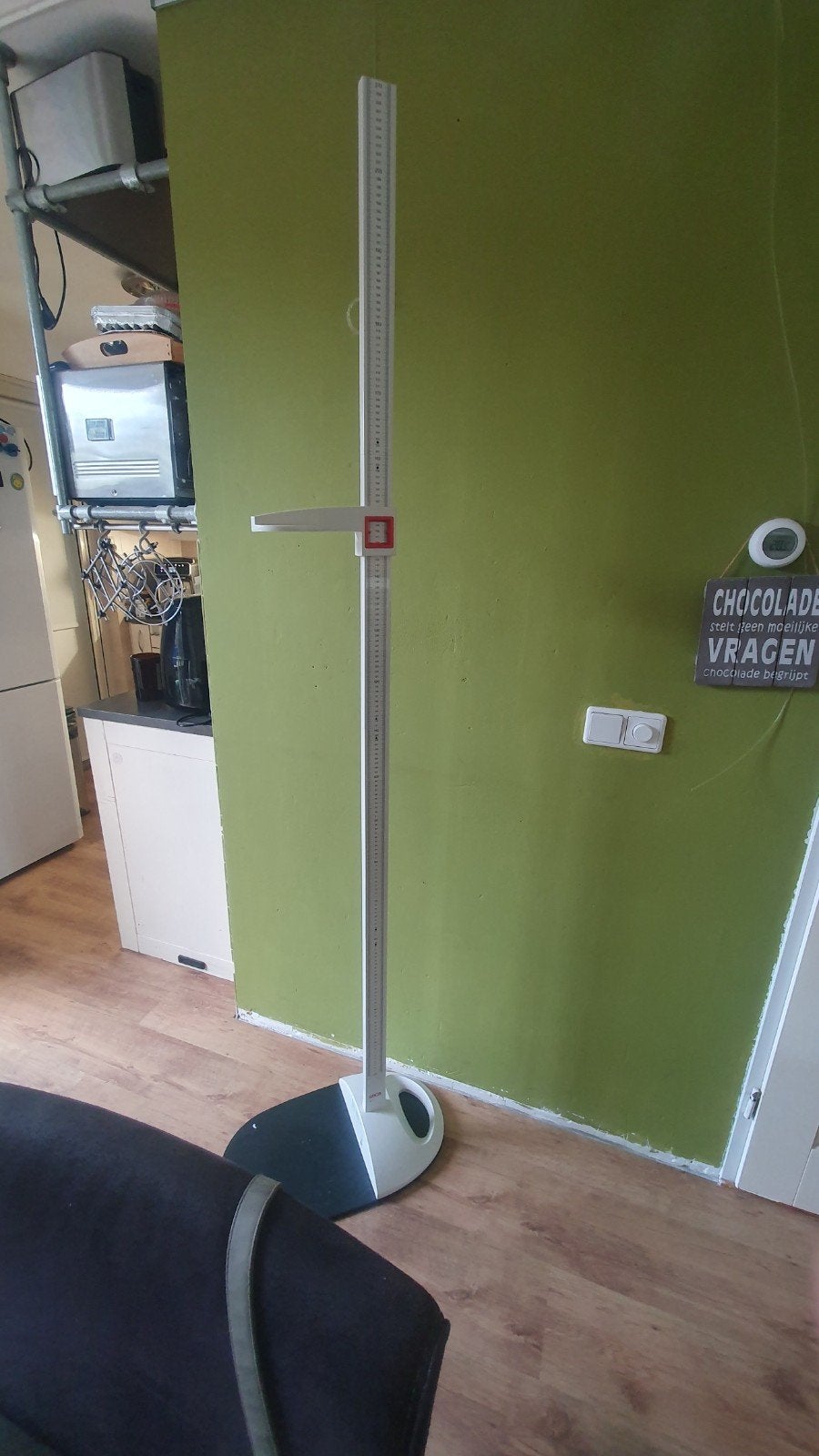 Seca 0123 Lengtemeter tot 210cm, Witgoed en Apparatuur, Ophalen of Verzenden, Gebruikt, Overige typen, Analoog