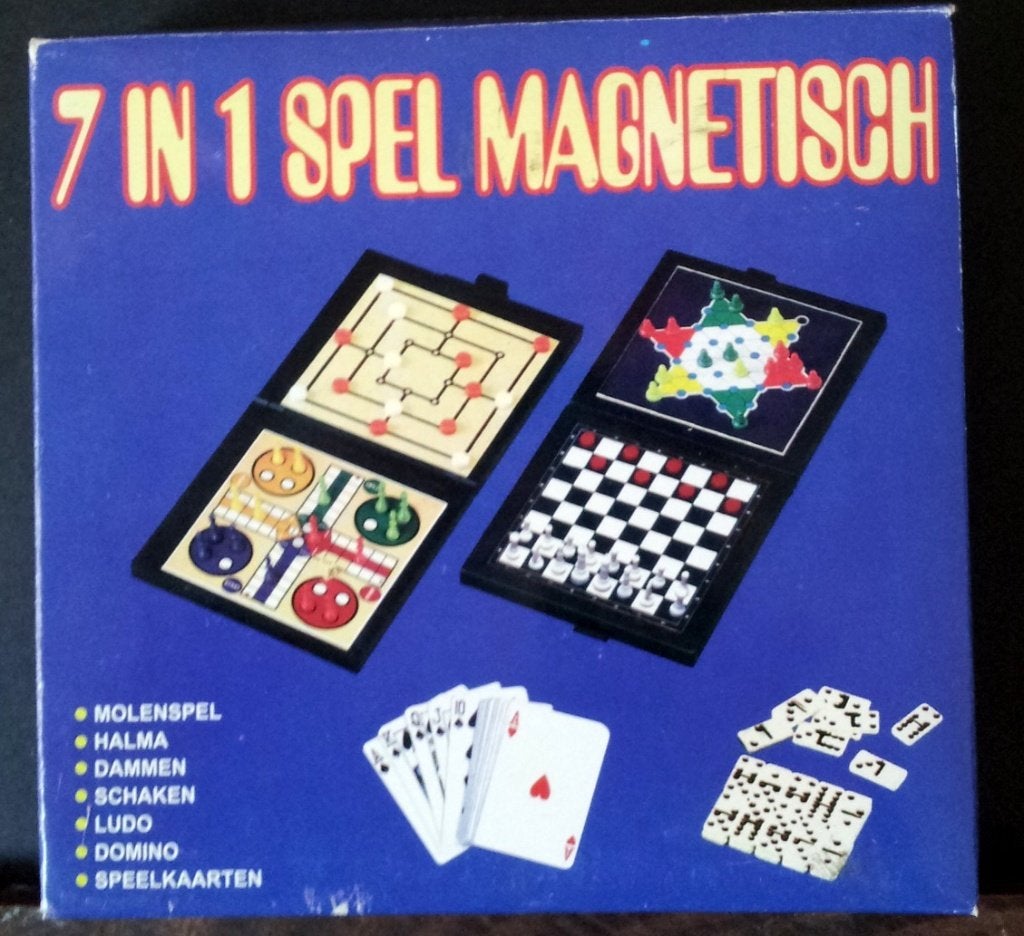 7 in 1 spelen magnetisch (920), Ophalen of Verzenden, Gebruikt