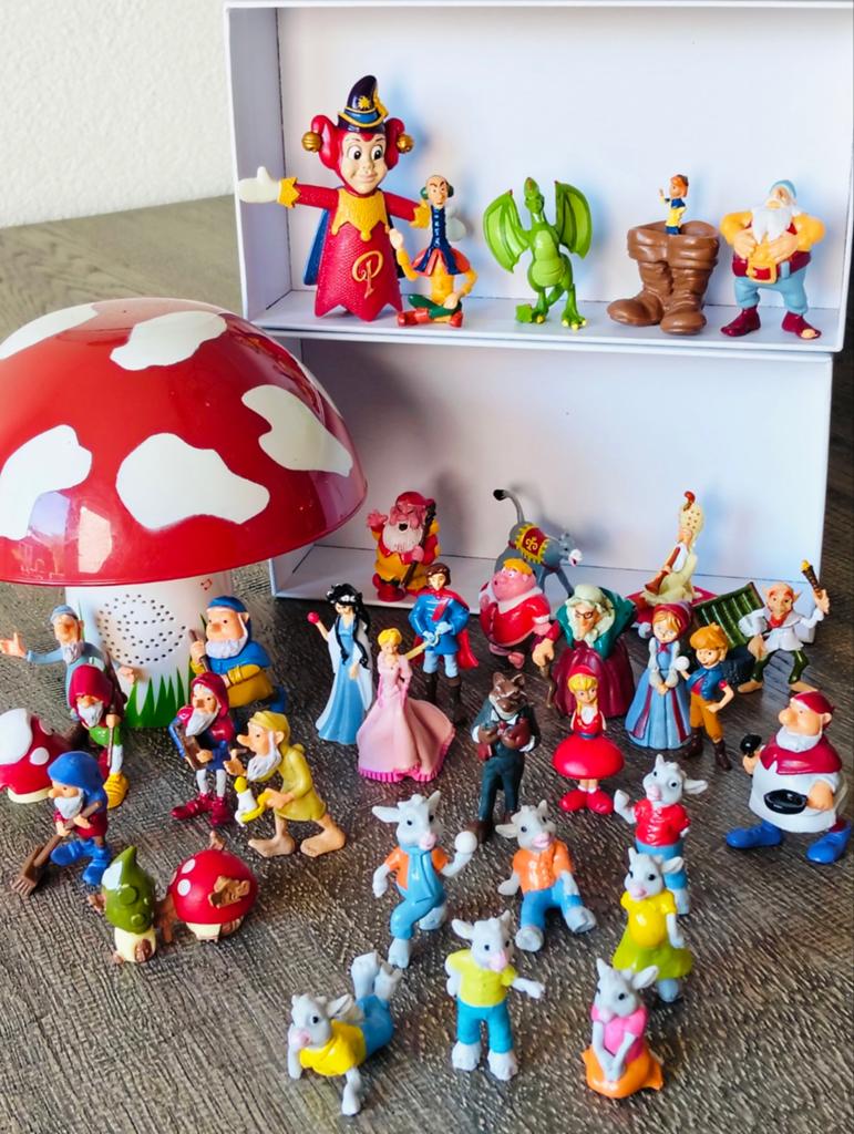 Efteling sprookjesbos figuren poppetjes, Ophalen of Verzenden, Zo goed als nieuw, Beeldje of Poppetje
