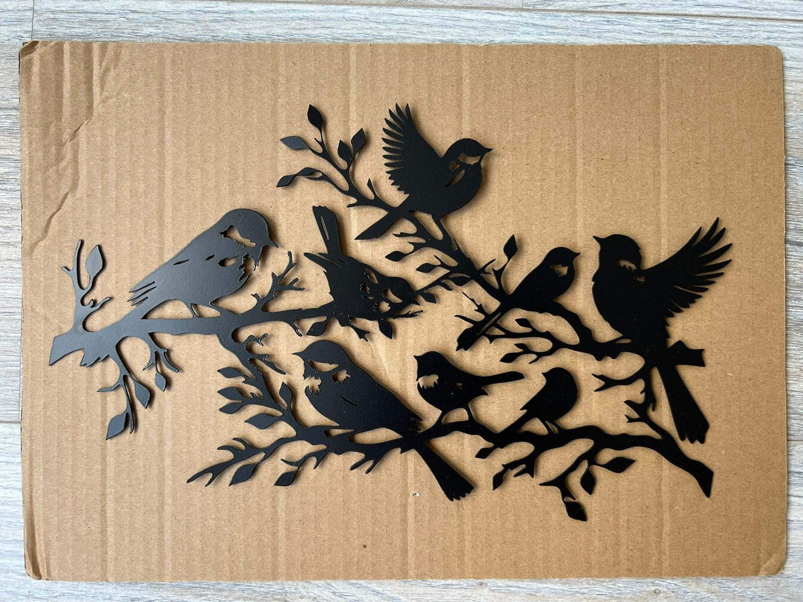 Metalen vogels op een tak, Ophalen of Verzenden, Nieuw