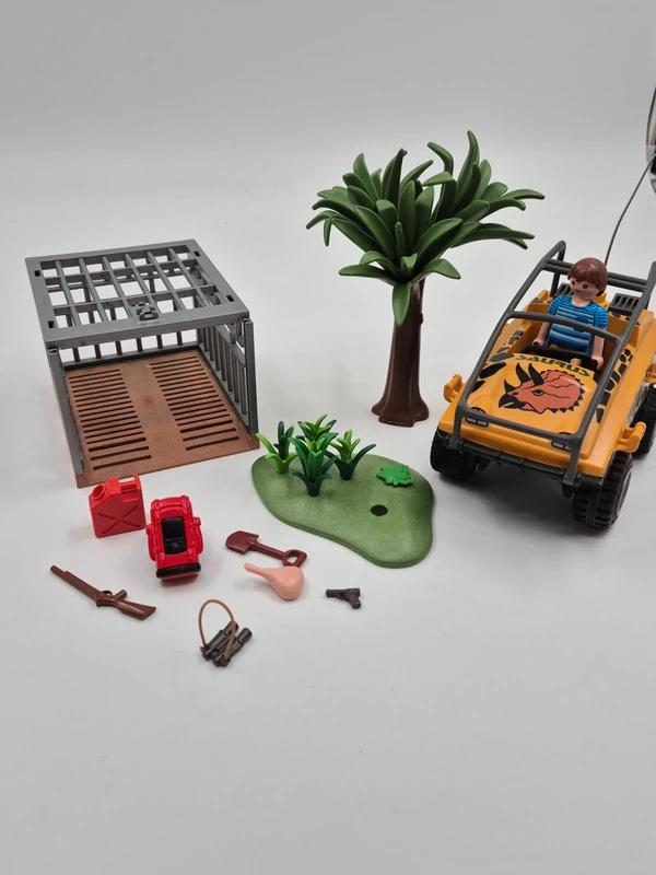 Playmobil ranger auto met kooi, Ophalen of Verzenden, Gebruikt
