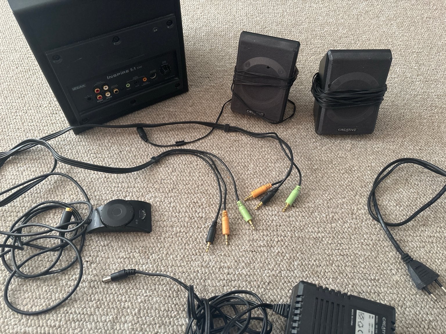 Creative Inspire 2.1 luidsprekerset met subwoofer, Ophalen, Gebruikt, Audiokanaal 5.1