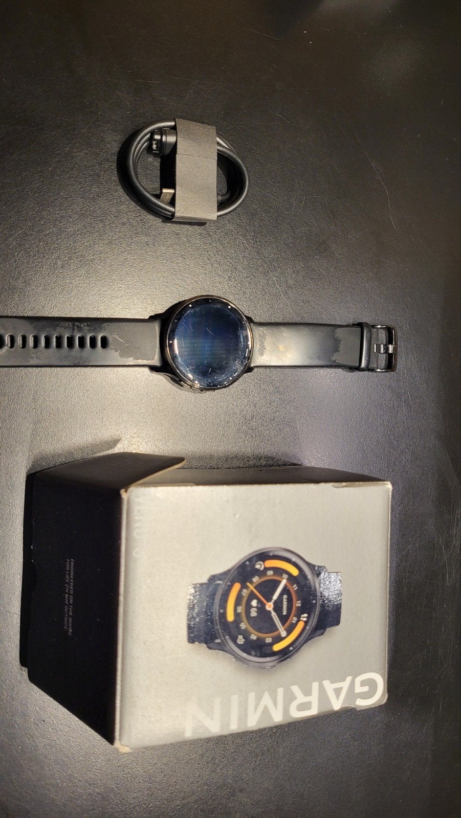 Garmin Venu 3 Smartwatch 45mm, Zwart, Garmin, Ophalen of Verzenden, Zo goed als nieuw