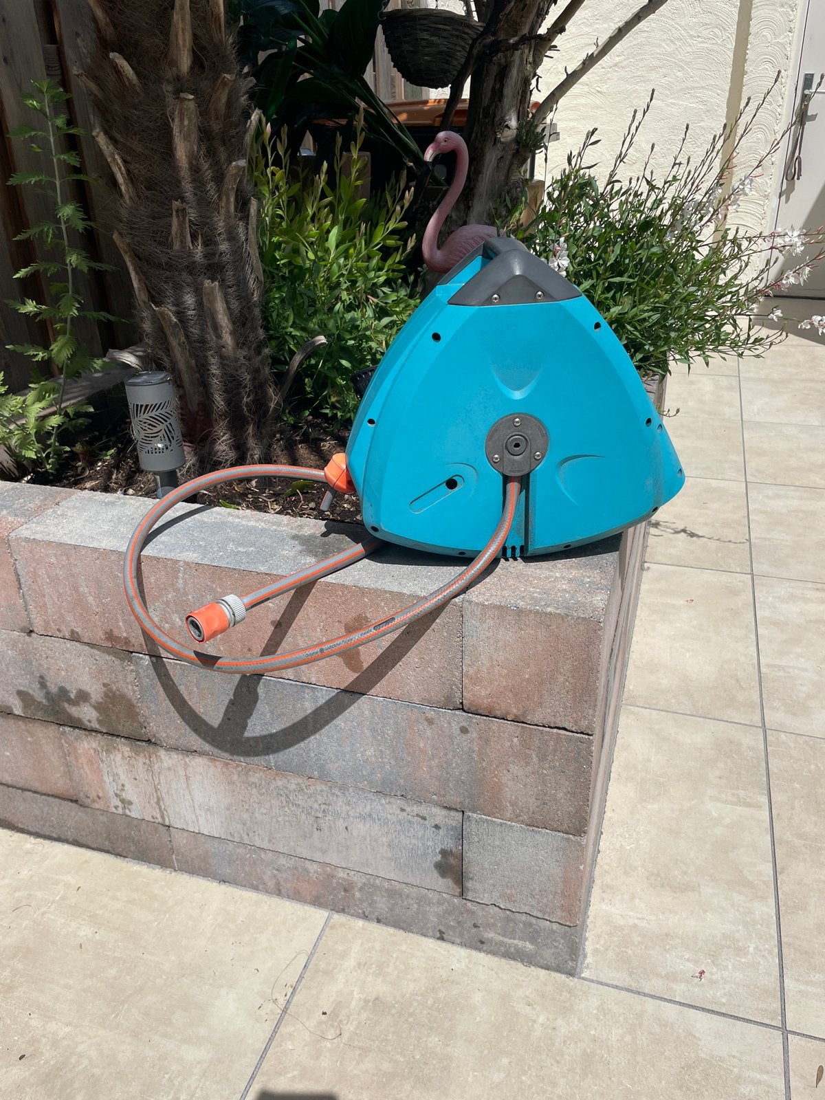 Gardena wandslangbox 10 meter, Tuin en Terras, Tuinslangen, Ophalen of Verzenden, Gebruikt, Tuinslanghaspel