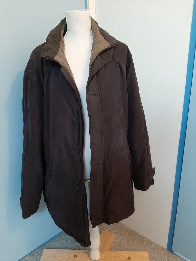 Suede jas, Ophalen of Verzenden, Zo goed als nieuw, Overige maten, Bruin