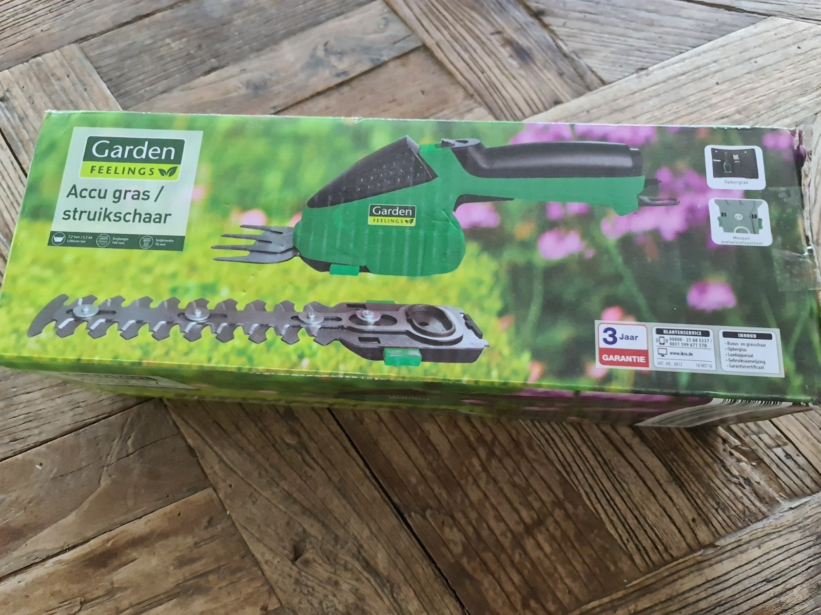 Garden Feelings Accu gras- en struikschaar - Nieuw, Ophalen of Verzenden, Nieuw, Accu, Garden Feelings