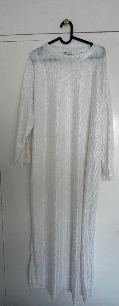 Abaya, Ophalen, Wit, Maat 42/44 (L), Nieuw