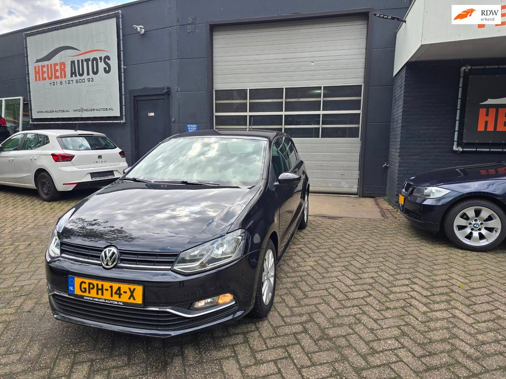 Volkswagen POLO 1.0 First Edition Cruise parkeer sensoren CA, Stof, Gebruikt, Zwart, Bedrijf