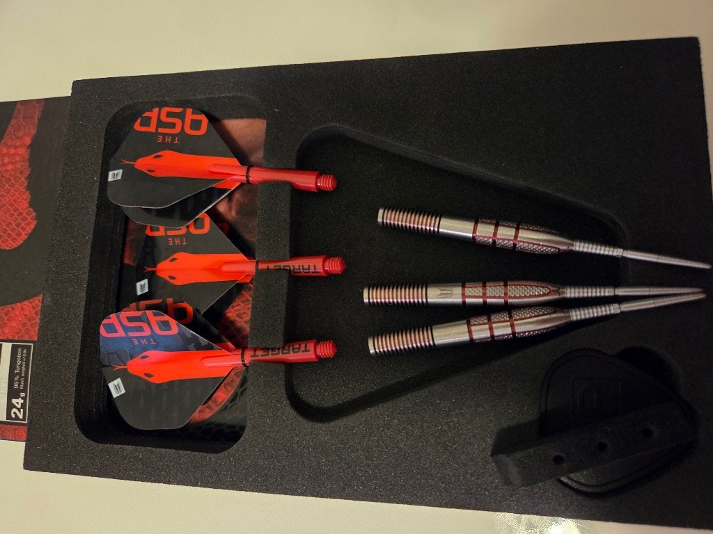 Nathan aspinall 24g darts, Ophalen of Verzenden, Zo goed als nieuw, Pijlen