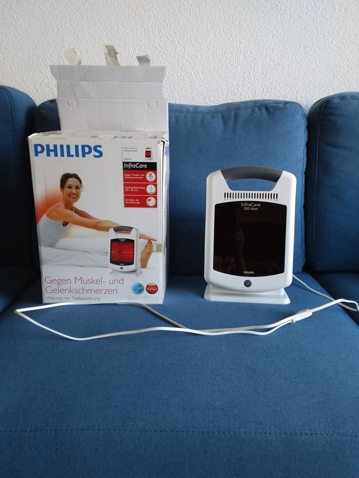 Philips infracare warmtelamp, Ophalen of Verzenden, Zo goed als nieuw, Overige typen