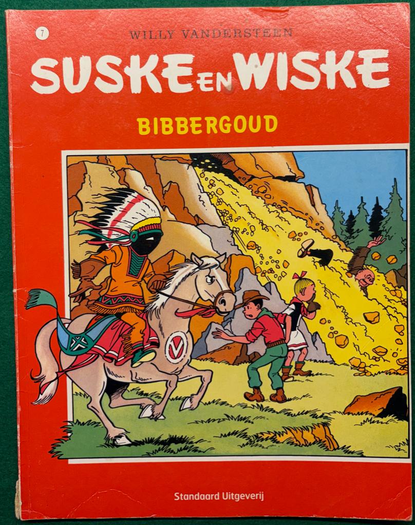 Suske & Wiske: Bibbergoud, Boeken, Gelezen, Willy Vandersteen, Eén stripboek, Ophalen of Verzenden