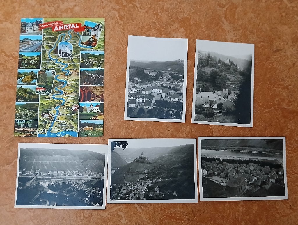 Ansicht Ahrtal en 5 foto's Duitsland 1964, Ophalen of Verzenden, 1960 tot 1980, Duitsland