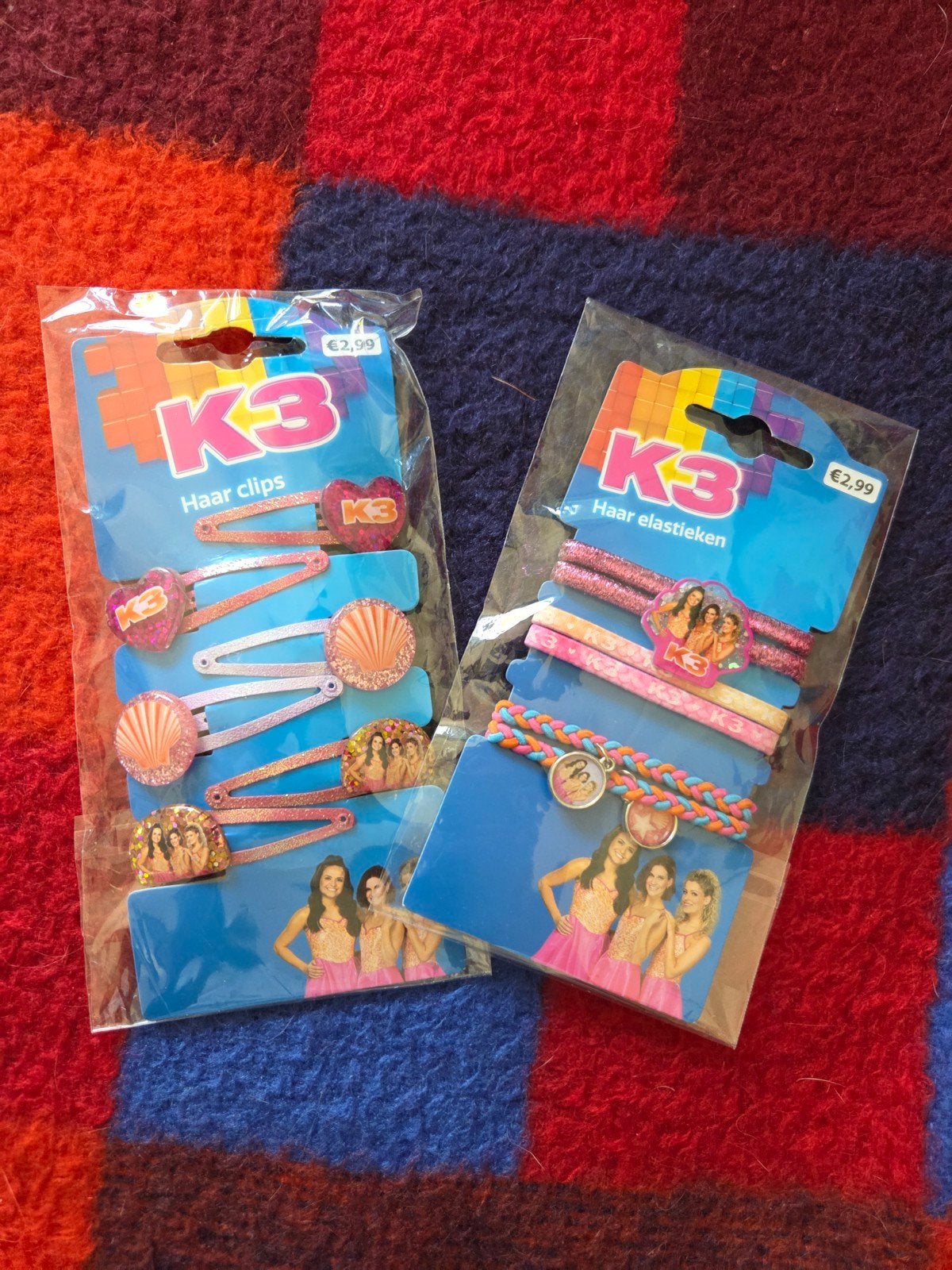 K3 Haaraccessoires Set Clips Elastieken Hanne Marthe Julia, Ophalen of Verzenden, Nieuw, Gebruiksvoorwerp