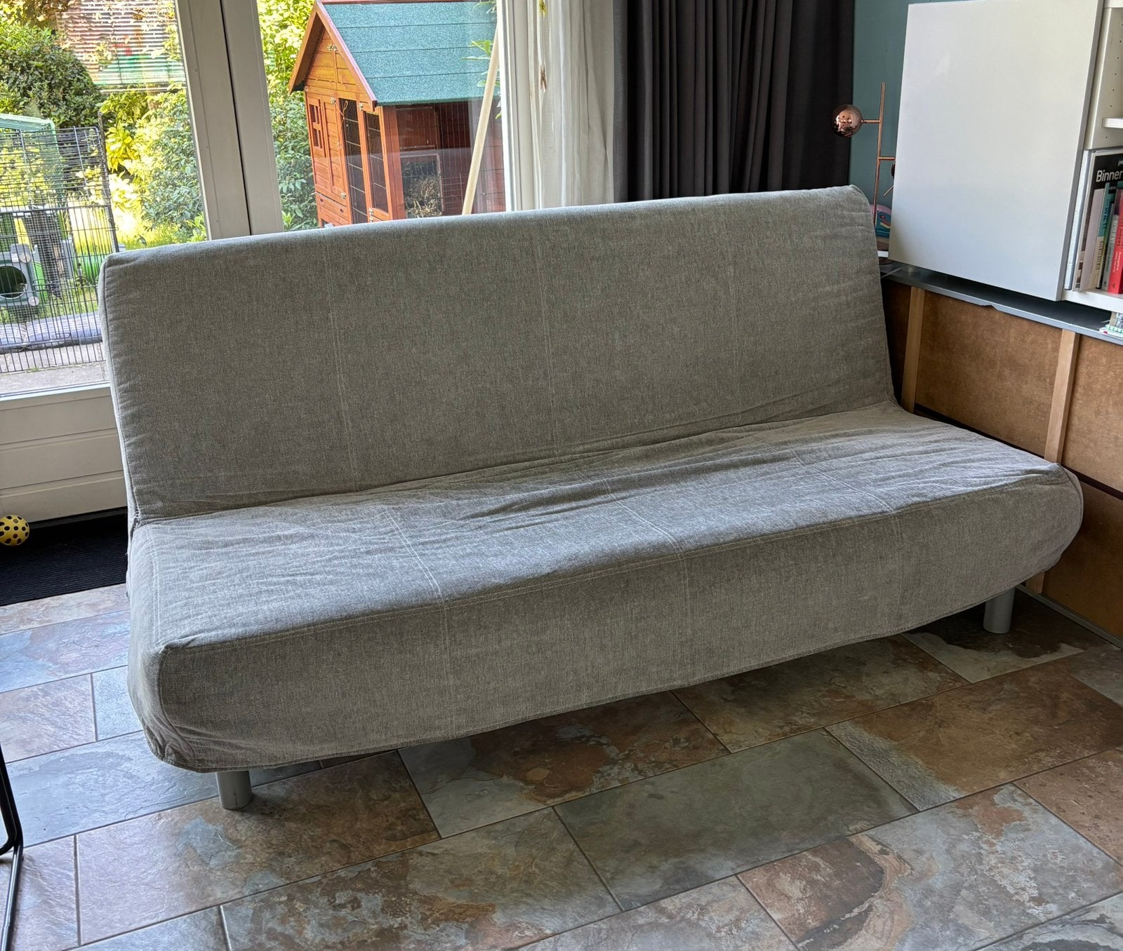Slaapbank ikea, Ophalen, Gebruikt, Tweepersoons, 140 cm