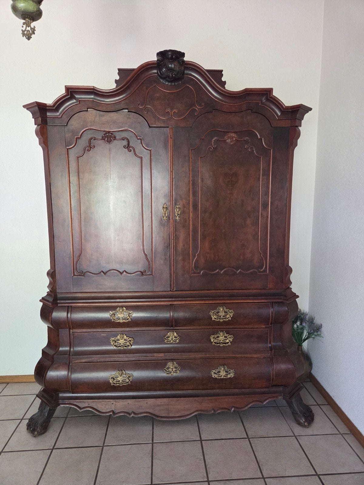 Antieke oud hollands kabinet- Prachtig Houten Meubelstuk, Ophalen