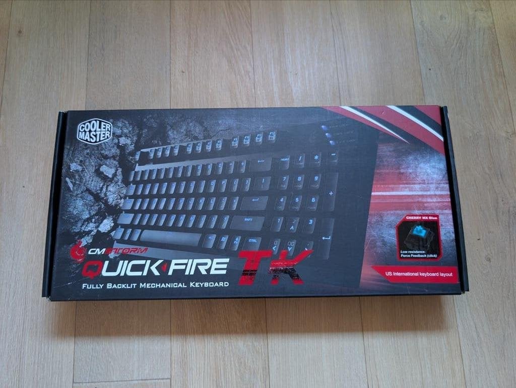 CM Storm QuickFire TK (Blue switch), Multimediatoetsen, Cooler Master, Ophalen of Verzenden, Zo goed als nieuw