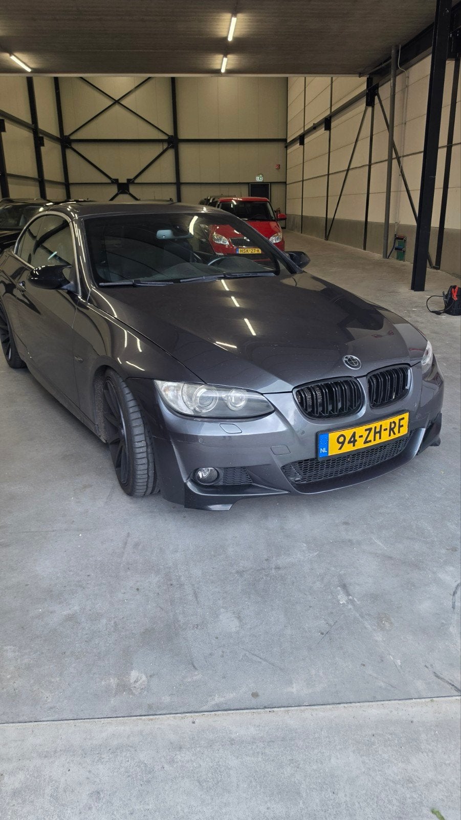 BMW 3-Serie 2.5 I 325 Cabrio AUT 2008 Grijs, Auto's, BMW, Achterwielaandrijving, Cabriolet, 4 stoelen, 2996 cc